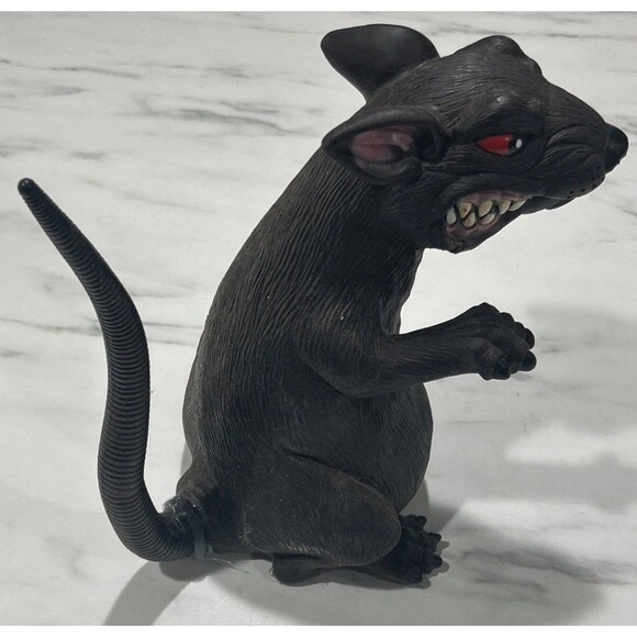 Vintage Rat Halloween Haunted House Prop 11" Decoration Garden Decoy *tail Glue - Picture 2 of 7